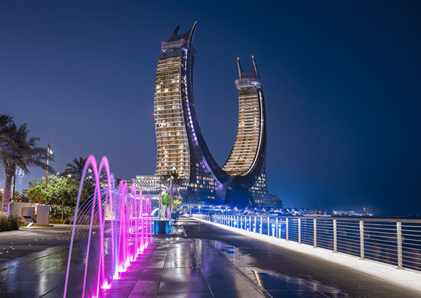 Aqua Urban Deck – Raffles Doha located in Lusail